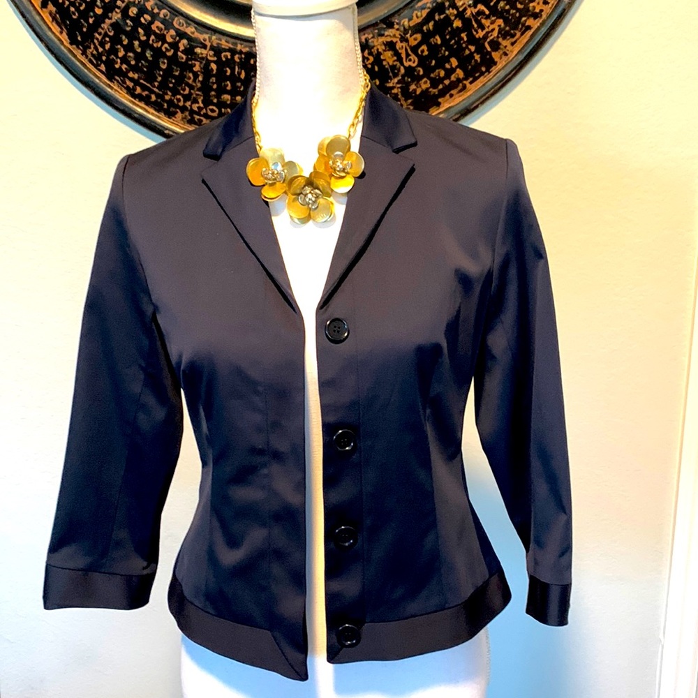 Ann Taylor Navy Tuxedo Blazer NWT